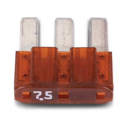 OEX ACX1668 Micro 3 Blade Fuse, 7.5A Brown - Pack of 10