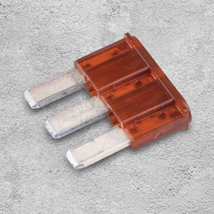 OEX ACX1668 Micro 3 Blade Fuse, 7.5A Brown - Pack of 10