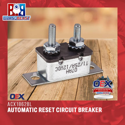 OEX ACX1862BL Automatic Reset Circuit Breaker