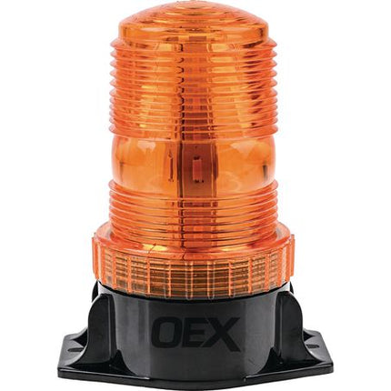 OEX ACX2324A 10-110 Volt LED Beacon - Amber - Materials Handling - Strobe