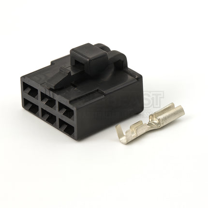 OEX ACX2690BK QC Connector Female Black 6 Pole 20A 10 Pack