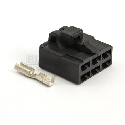 OEX ACX2690BK QC Connector Female Black 6 Pole 20A 10 Pack