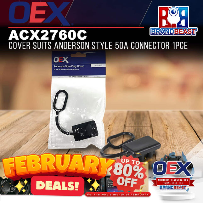 OEX ACX2760C Cover Suits Anderson Style 50A Connector 1pce