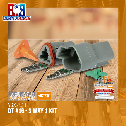 Deutsch ACX2911 DT #16 - 3 Way 1 Kit