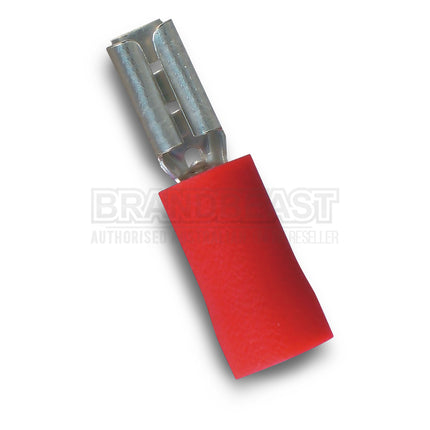 OEX ACX3014  Crimp Terminal Female Blade Red Terminal Entry 2.8 x 0.8mm Vinyl 100 Pce