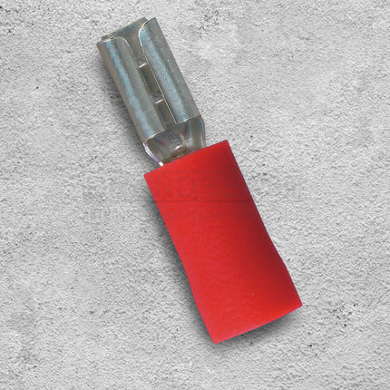 OEX ACX3014  Crimp Terminal Female Blade Red Terminal Entry 2.8 x 0.8mm Vinyl 100 Pce