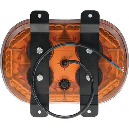 OEX ACX5732 12/24V Low Profile Minibar Amber LED Amber Lens Bracket Mount