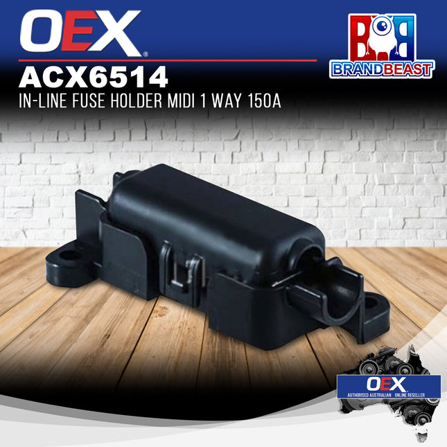 OEX ACX6514 Single 1 Way 150A In-Line Fuse Holder