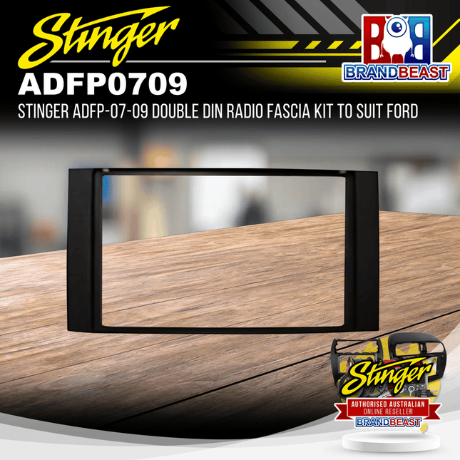 Stinger ADFP-07-09 Double DIN Radio Fascia Kit to Suit Ford