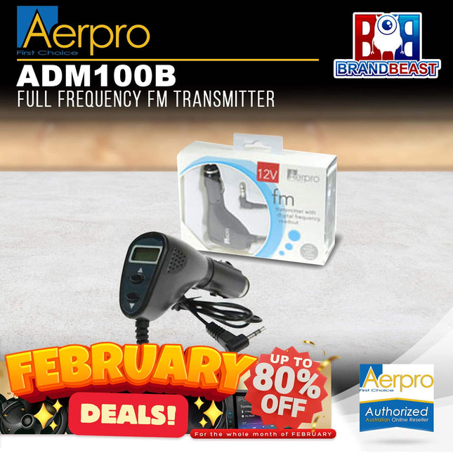 Aerpro ADM100B Full Frequency FM Transmitter