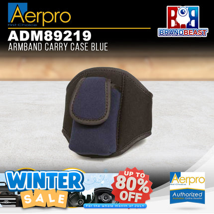 Aerpro ADM89219 Armband MP3 Carry Case - Blue