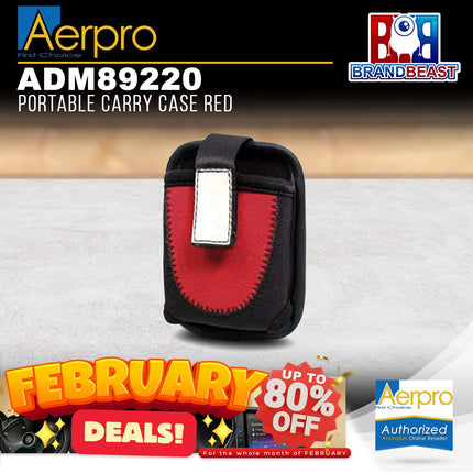 Aerpro ADM89220 Portable Carry Case - Red