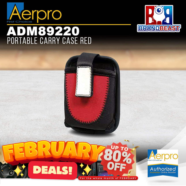 Aerpro ADM89220 Portable Carry Case - Red