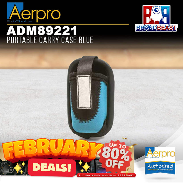 Aerpro ADM89221 Portable Carry Case - Aqua Blue