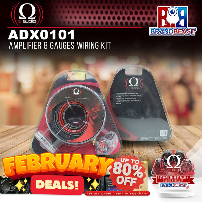 Ai Audio ADX0101 Amplifier 8 Gauges Wiring Kit