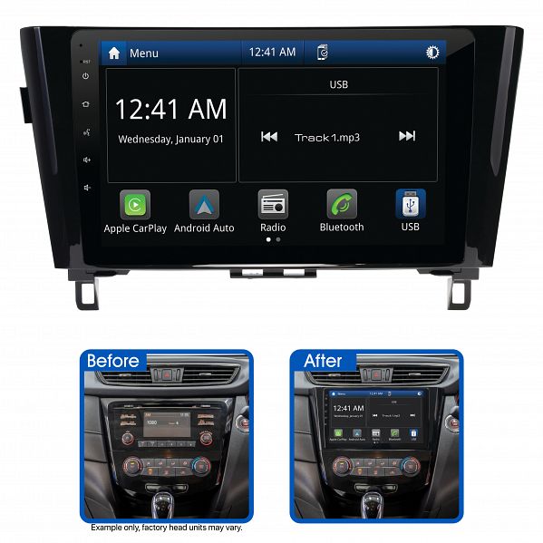 Main - Aerpro Aerpro AMNI4 10" Multimedia Receiver Suit Nissan Qashqai/X-Trail