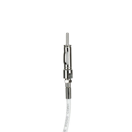 GME AE312B 600mm AM/FM Ground Dependent Antenna Base Cable & Plug White
