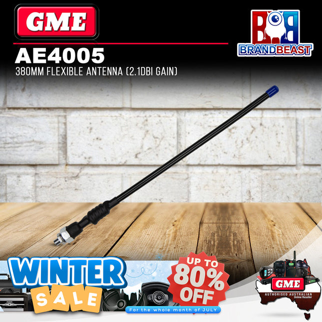 GME AE4005 380mm Flexible Antenna (2.1dbi Gain)