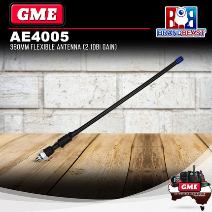 GME AE4005 380mm Flexible Antenna (2.1dbi Gain)