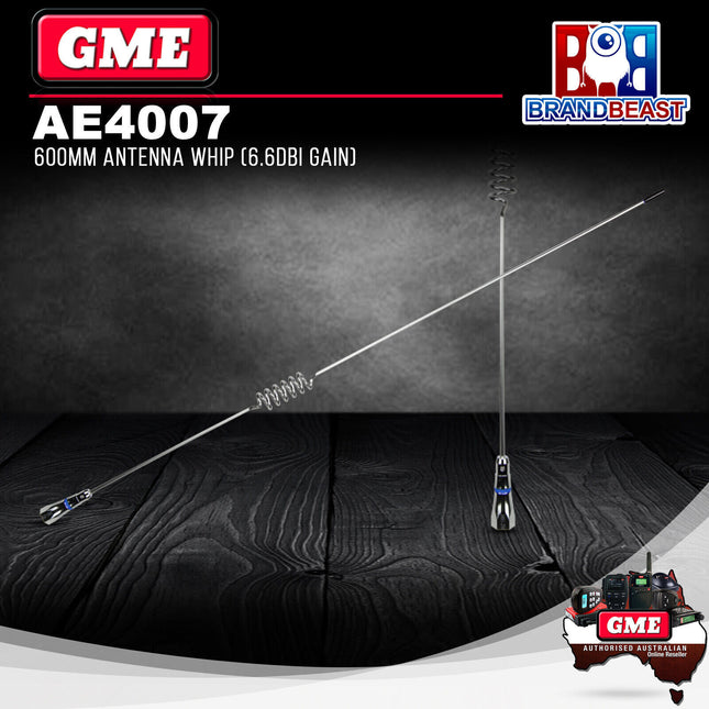 GME AE4007 600mm Antenna Whip (6.6dbi Gain)