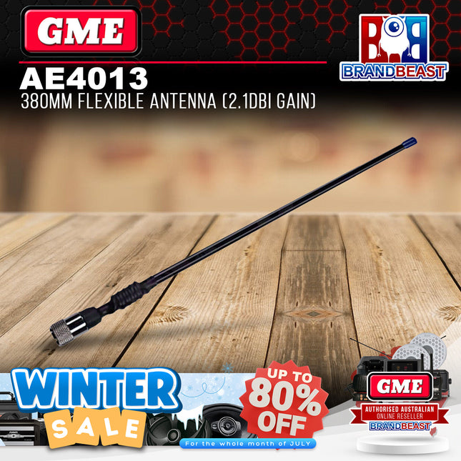 GME AE4013 380mm Flexible Antenna (2.1dbi Gain)
