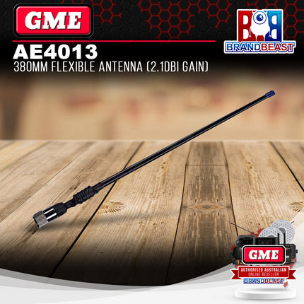 GME AE4013 380mm Flexible Antenna (2.1dbi Gain)