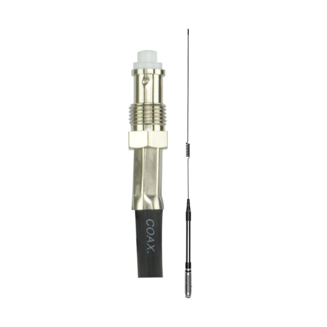 GME AE4017K2 UHF Elevated Feed Antenna Spring Black 6.6Dbi