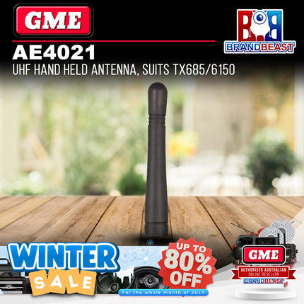 GME AE4021 UHF Hand Held Antenna Suits TX685/6150