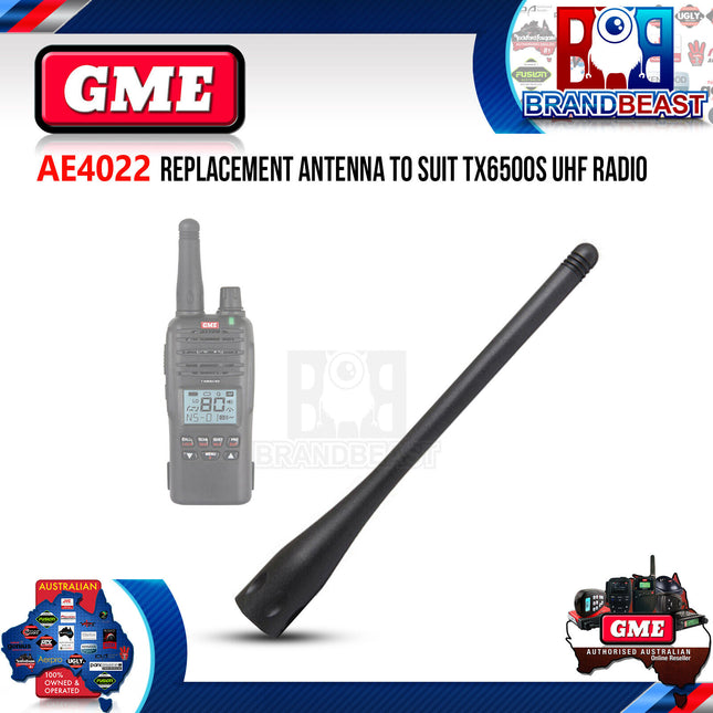 GME AE4022 UHF Hand Held Antenna, Suits TX6500S