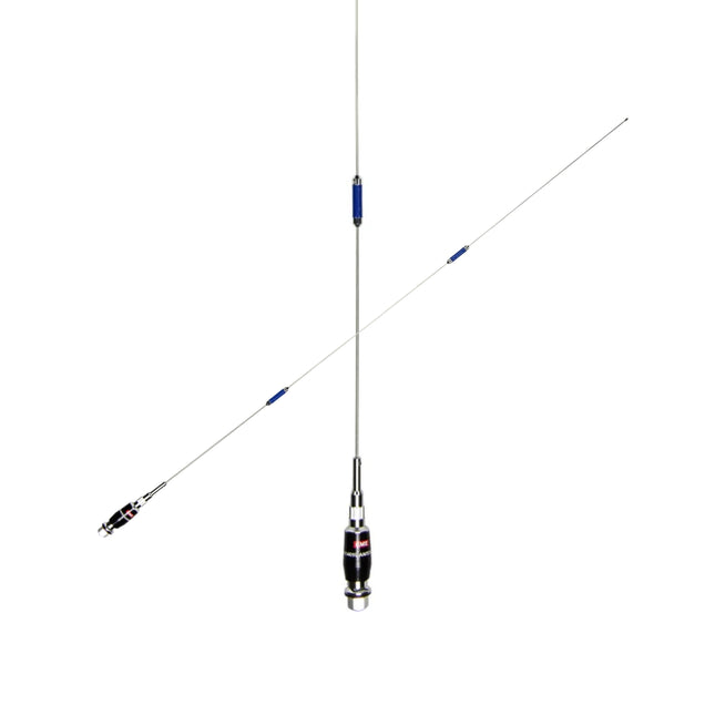 GME AE409L 830mm/1230mm Fold Down Stainless Steel Antenna 6 & 9dbi Gain