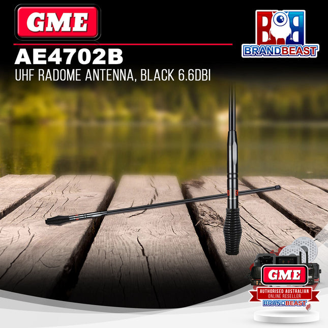GME AE4702B 1060mm Radome Antenna (6.6dbi Gain) - Black