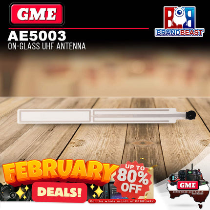 GME AE5003 Transparent On-glass UHF CB Antenna 2.1dbi Gain