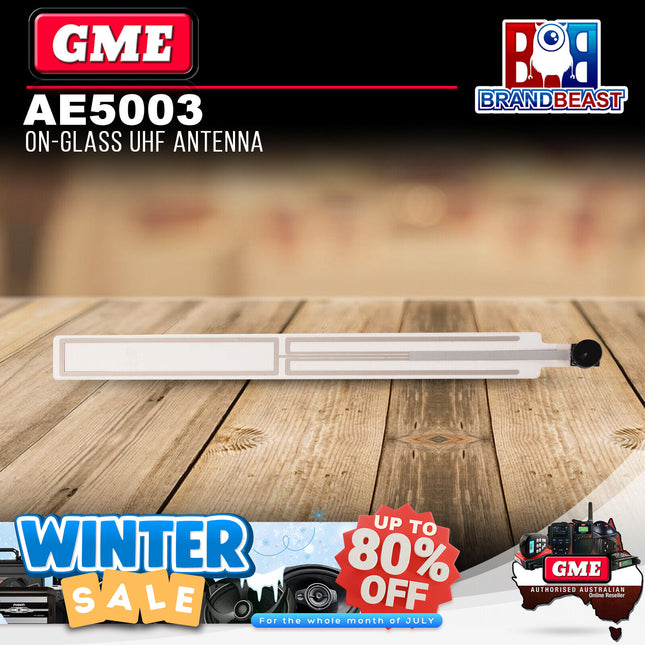 GME AE5003 Transparent On-glass UHF CB Antenna 2.1dbi Gain