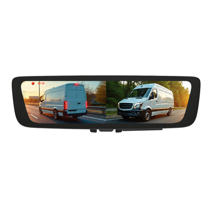 Aerpro AEM2RB12 9.66" E-Mirror Front and Rear DVR Merc Renault VW