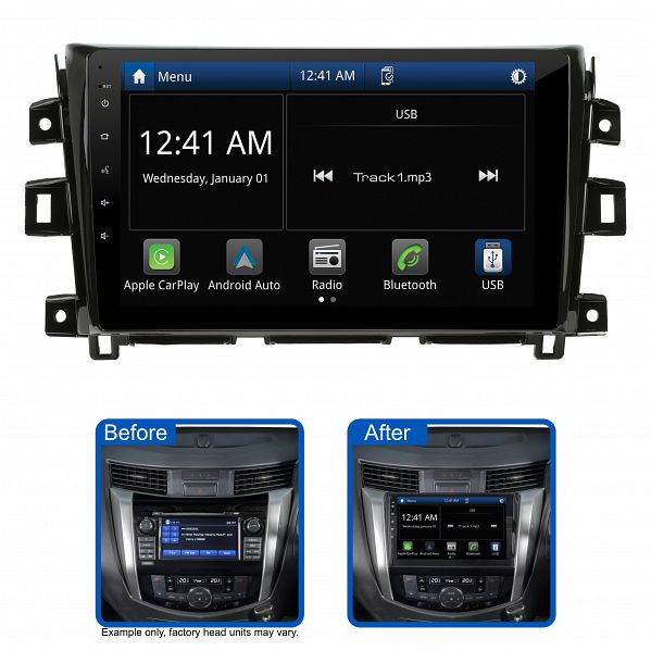 Main - Aerpro Aerpro AMNI3 10" Multimedia Receiver Suit Nissan Navara 2018 - 2019