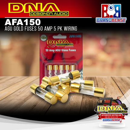 DNA AFA150 50 Amp AGU Gold Fuses - 1 Pack