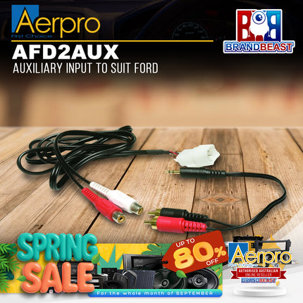 Aerpro AFD2AUX Auxiliary Input Suit Ford Falcon & Territory