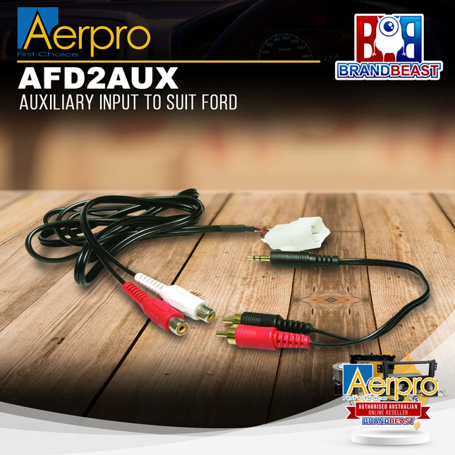 Aerpro AFD2AUX Auxiliary Input Suit Ford Falcon & Territory