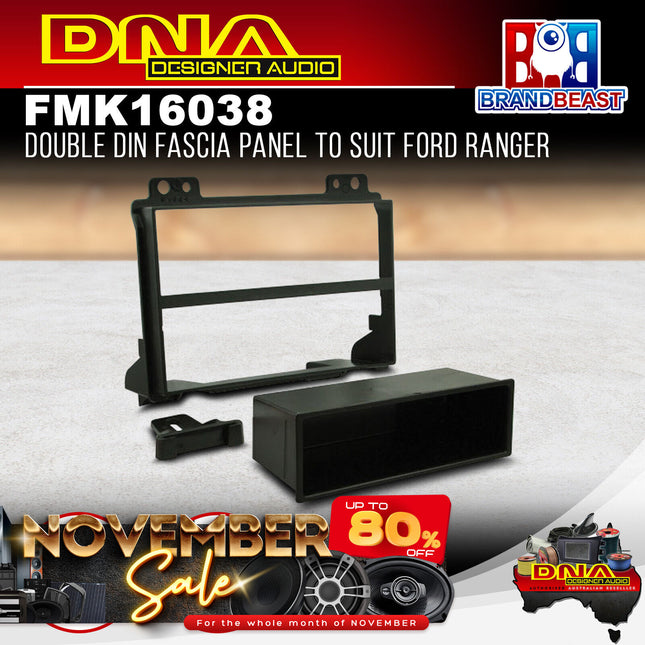 DNA FM-K16038 Single/Double DIN Fascia Panel To Suit Ford Fiesta