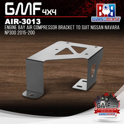 GMF4x4 AIR-3013 Engine Bay Air Compressor Bracket To Suit Nissan Navara NP300 2015-2020