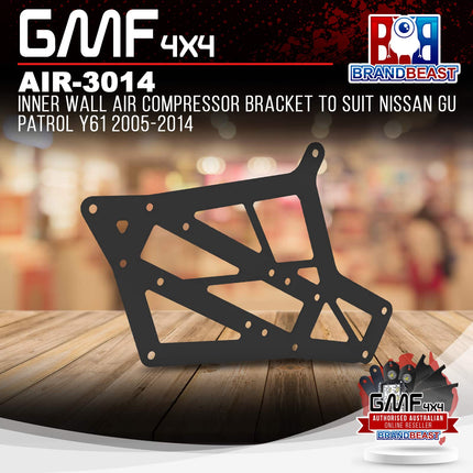 GMF4x4 AIR-3014 Inner Wall Air Compressor Bracket To Suit Nissan GU Patrol Y61 2005-2014