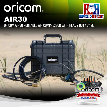Oricom AIR30 Portable Air Compressor with Heavy Duty Case