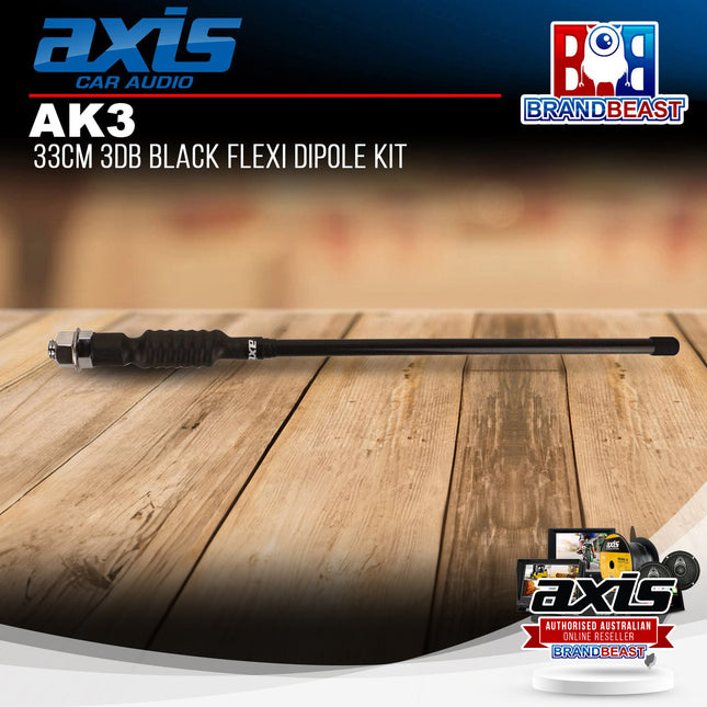Axis AK3 3db Black Flexi Dipole Kit 33cm