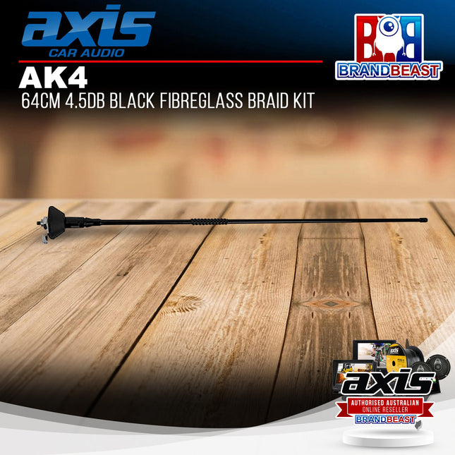 Axis AK4 4.5db Black Fibreglass Braid Kit 64cm