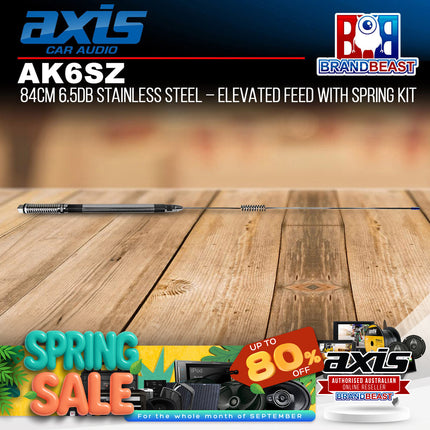 Axis AK6SZ 6.5db Stainless Steel Elevated Feed With Spring Kit 84cm
