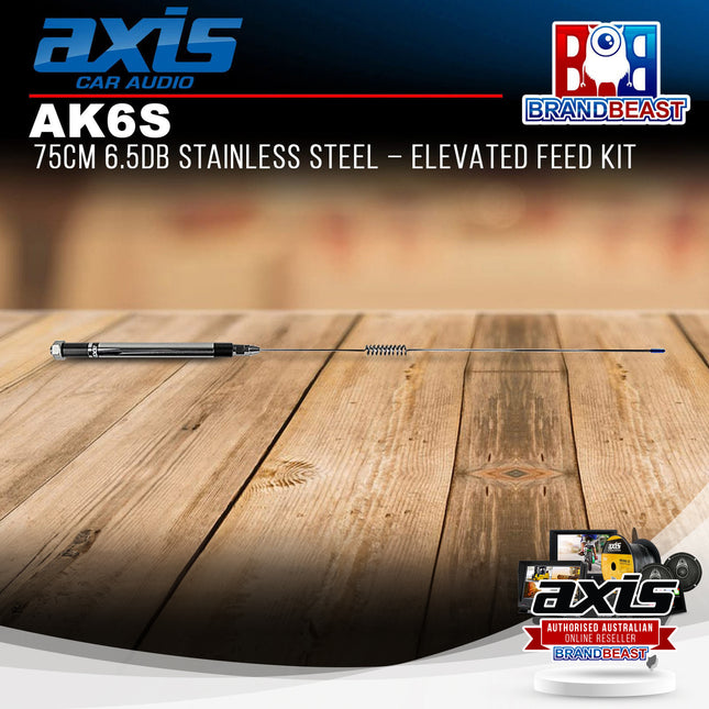 Axis AK6S 6.5db Stainless Steel Elevated Feed Kit 75cm
