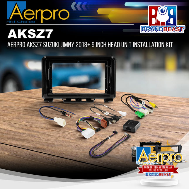 Aerpro AKSZ7 Suzuki Jimny 2018+ 9 Inch Head Unit Installation Kit
