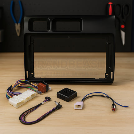 Aerpro AKTO35 9" Install Kit for LandCruiser 70 Series – Pioneer & Kenwood Fit