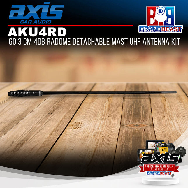 Axis AKU4RD 4db Radome Detachable Mast Uhf Antenna Kit 60.3cm