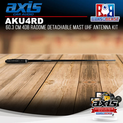 Axis AKU4RD 4db Radome Detachable Mast Uhf Antenna Kit 60.3cm